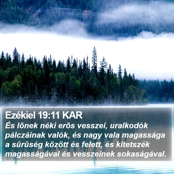 Ezékiel 19:11 KAR Bible Study