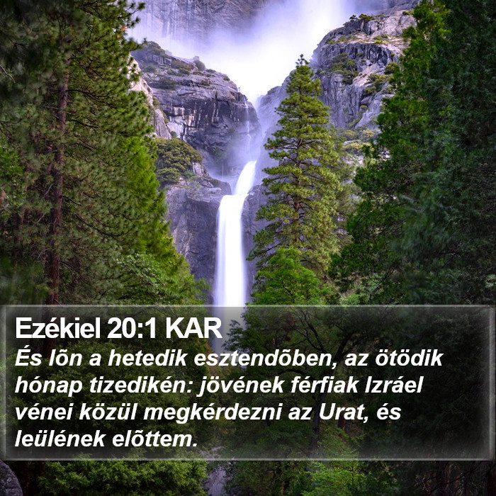 Ezékiel 20:1 KAR Bible Study