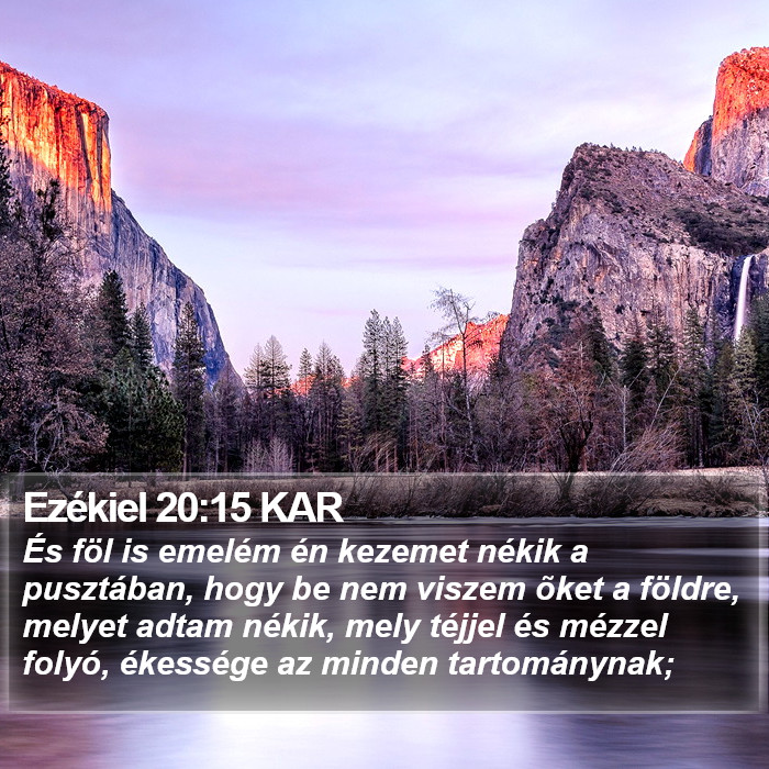 Ezékiel 20:15 KAR Bible Study