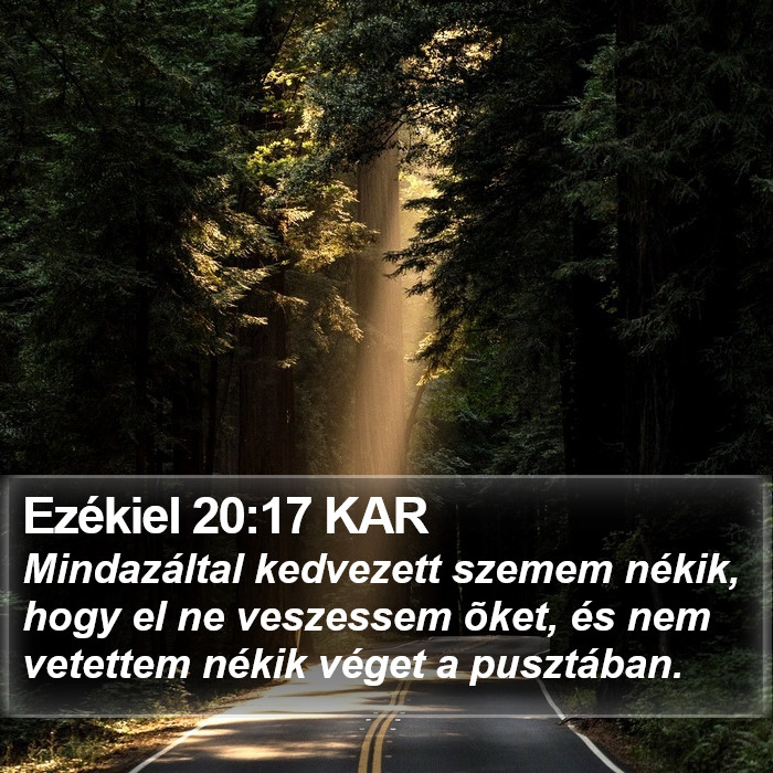 Ezékiel 20:17 KAR Bible Study