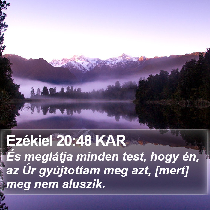 Ezékiel 20:48 KAR Bible Study