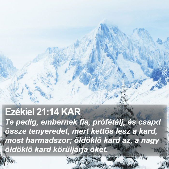 Ezékiel 21:14 KAR Bible Study