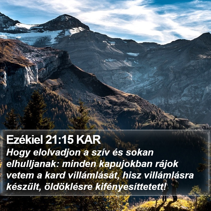 Ezékiel 21:15 KAR Bible Study