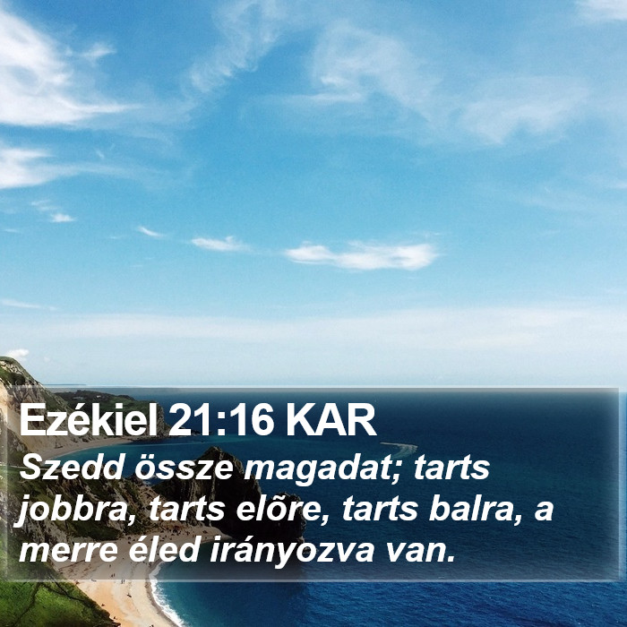 Ezékiel 21:16 KAR Bible Study