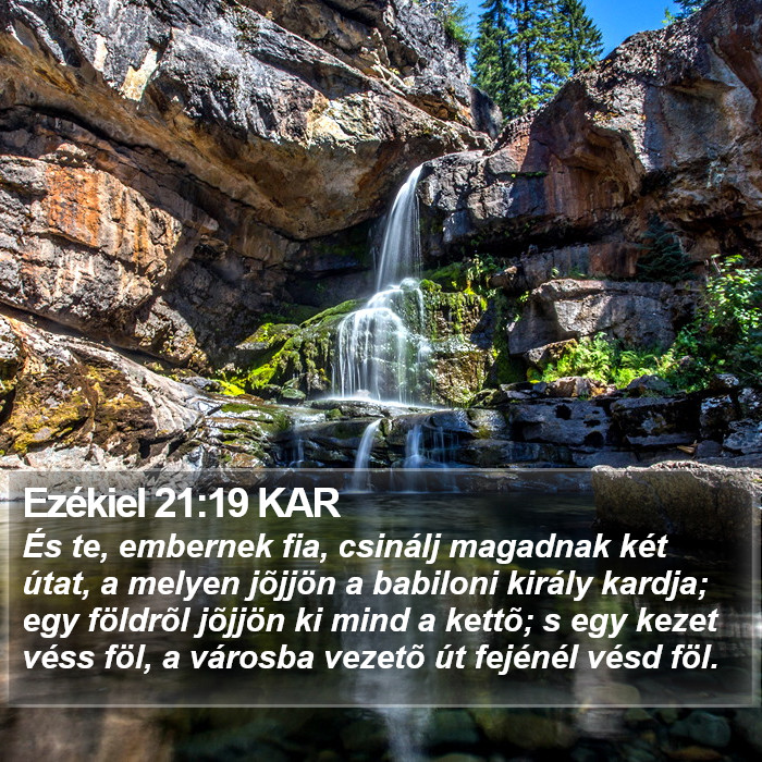 Ezékiel 21:19 KAR Bible Study