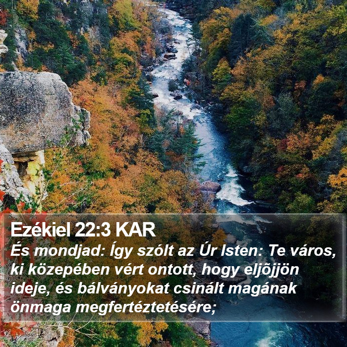 Ezékiel 22:3 KAR Bible Study