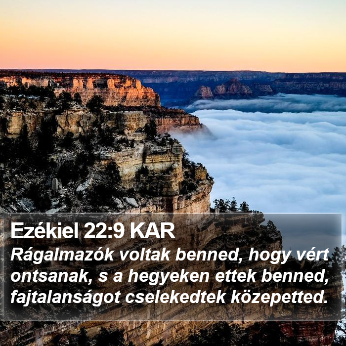 Ezékiel 22:9 KAR Bible Study