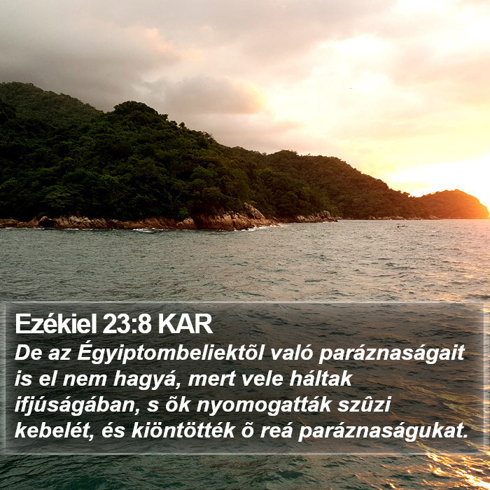 Ezékiel 23:8 KAR Bible Study