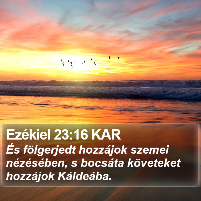 Ezékiel 23:16 KAR Bible Study