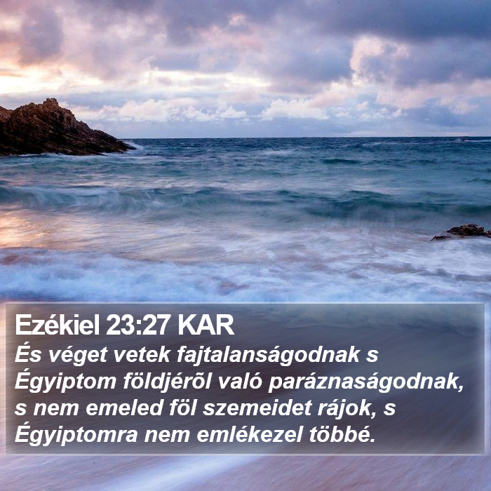 Ezékiel 23:27 KAR Bible Study