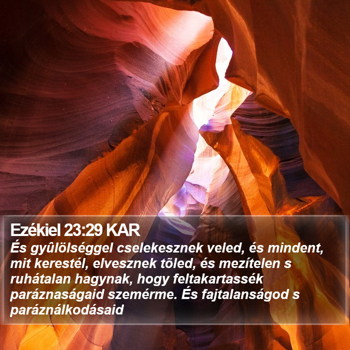 Ezékiel 23:29 KAR Bible Study