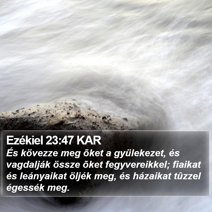 Ezékiel 23:47 KAR Bible Study