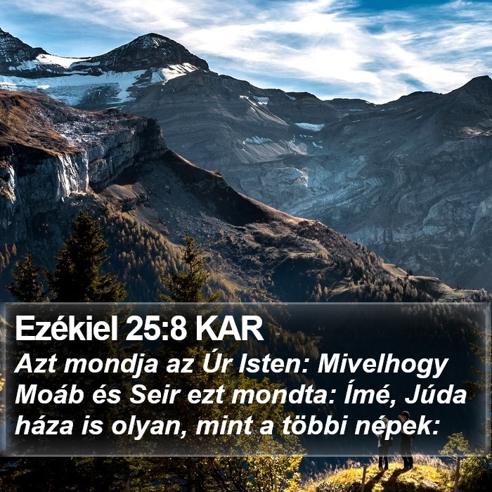 Ezékiel 25:8 KAR Bible Study