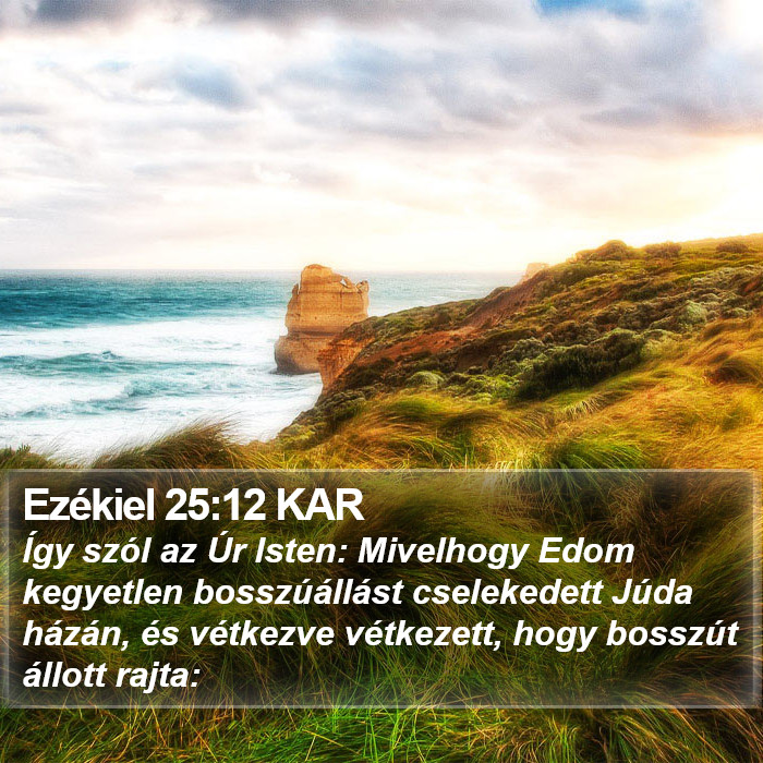 Ezékiel 25:12 KAR Bible Study