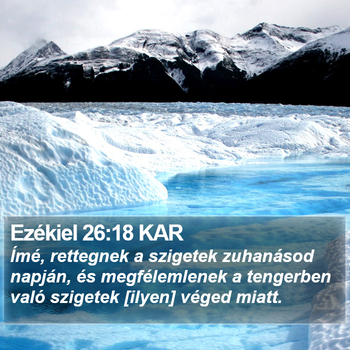 Ezékiel 26:18 KAR Bible Study