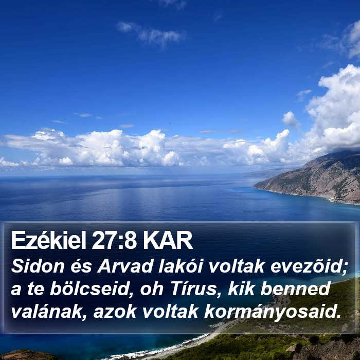 Ezékiel 27:8 KAR Bible Study