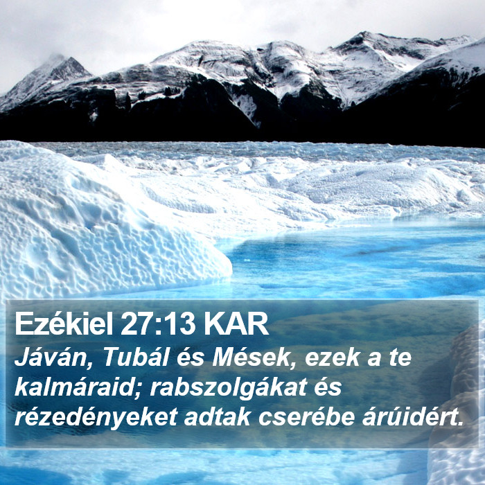 Ezékiel 27:13 KAR Bible Study