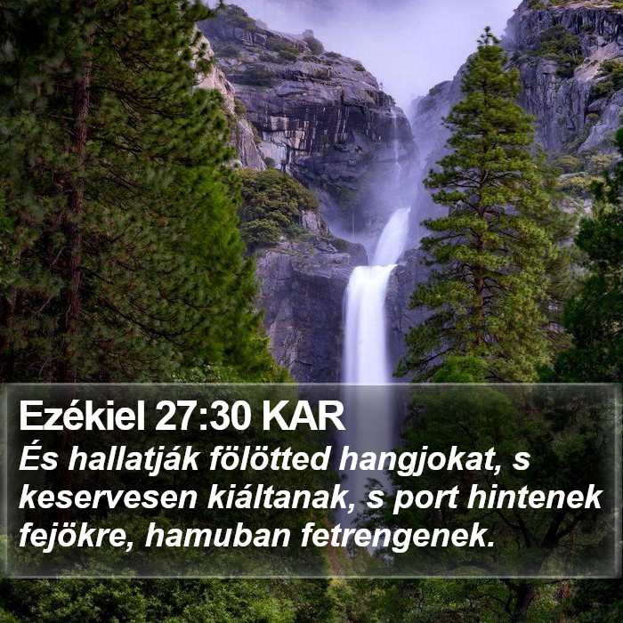 Ezékiel 27:30 KAR Bible Study