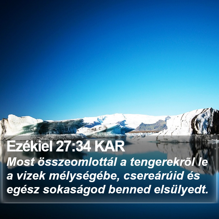 Ezékiel 27:34 KAR Bible Study