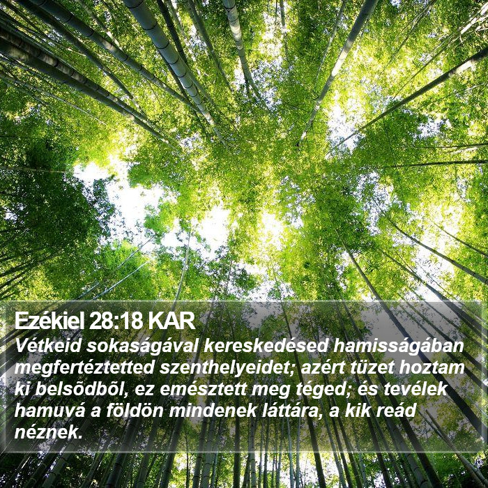 Ezékiel 28:18 KAR Bible Study