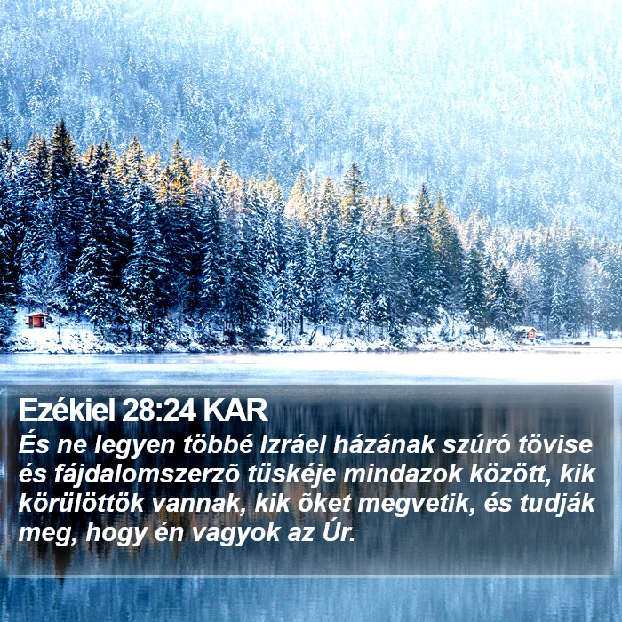 Ezékiel 28:24 KAR Bible Study