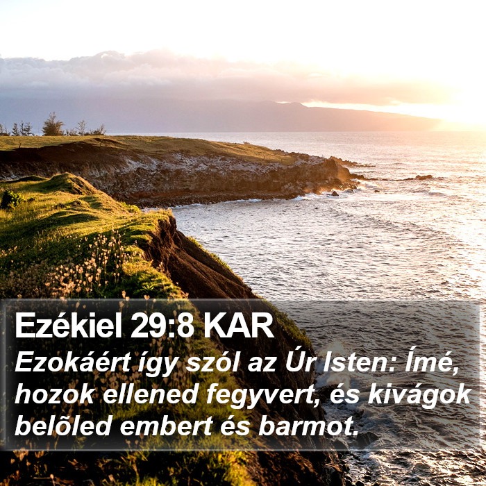 Ezékiel 29:8 KAR Bible Study