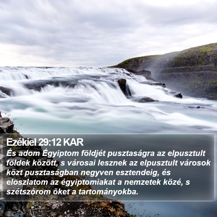 Ezékiel 29:12 KAR Bible Study