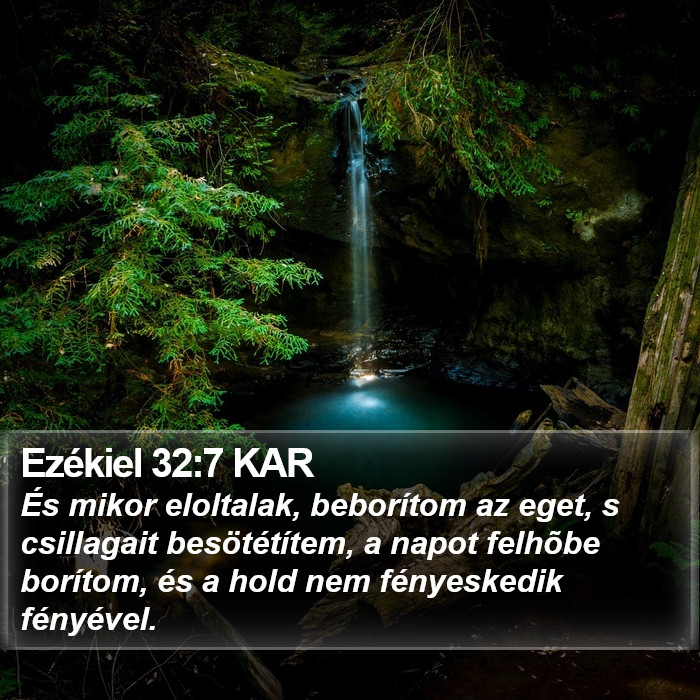 Ezékiel 32:7 KAR Bible Study