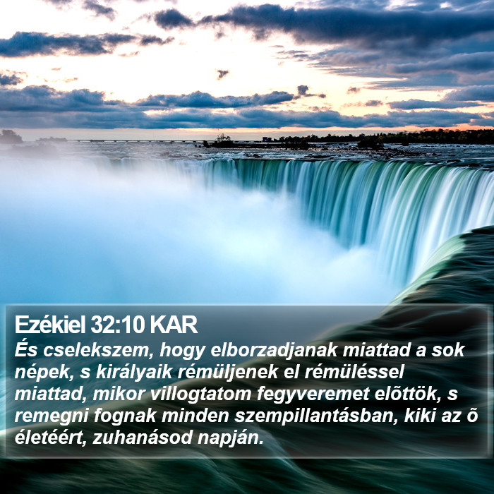 Ezékiel 32:10 KAR Bible Study