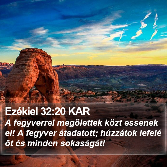 Ezékiel 32:20 KAR Bible Study