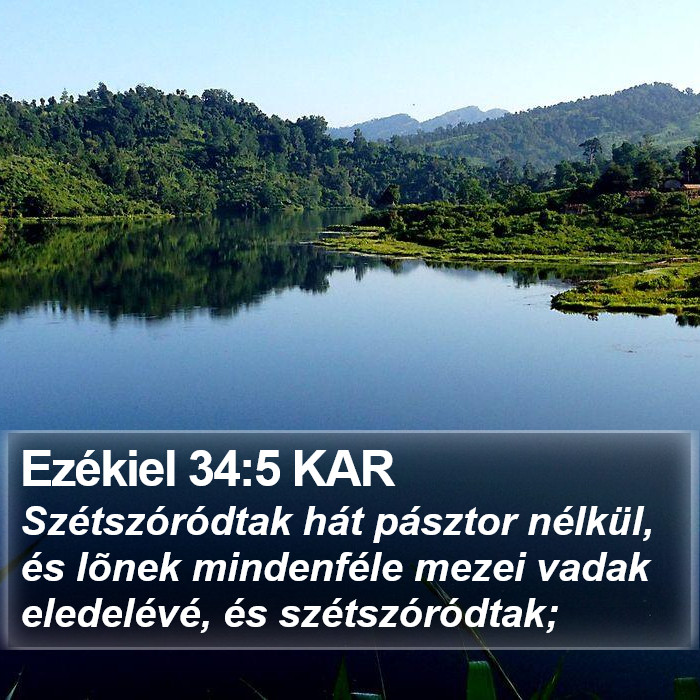 Ezékiel 34:5 KAR Bible Study