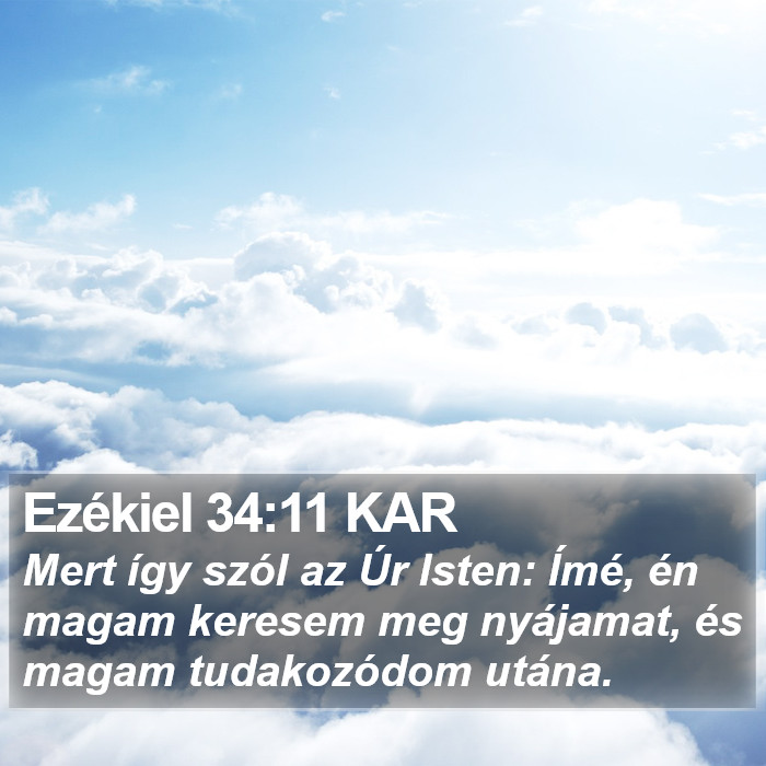 Ezékiel 34:11 KAR Bible Study