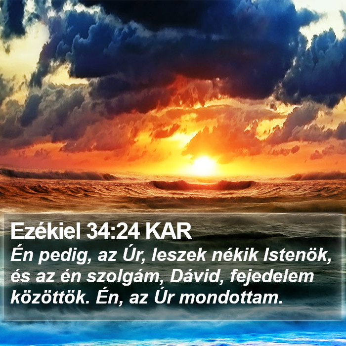 Ezékiel 34:24 KAR Bible Study