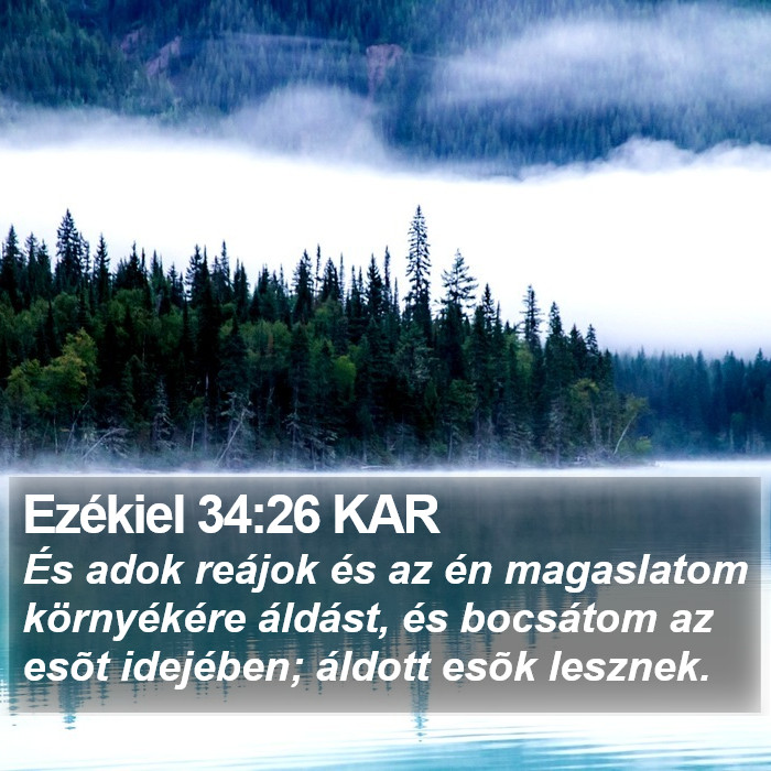 Ezékiel 34:26 KAR Bible Study