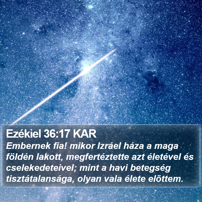 Ezékiel 36:17 KAR Bible Study