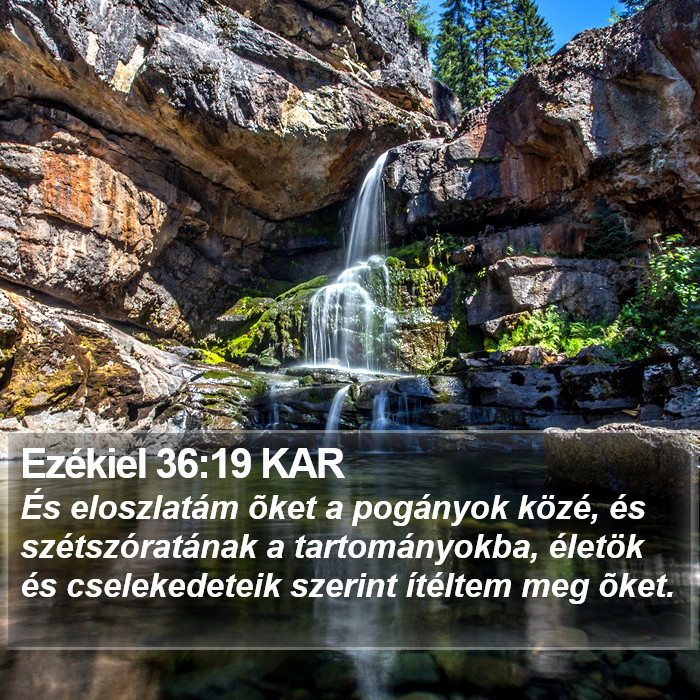 Ezékiel 36:19 KAR Bible Study