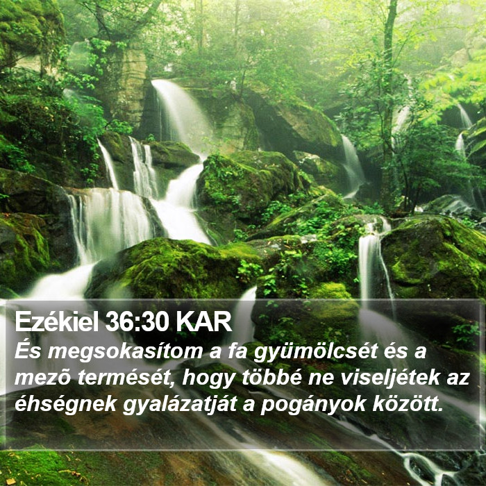 Ezékiel 36:30 KAR Bible Study