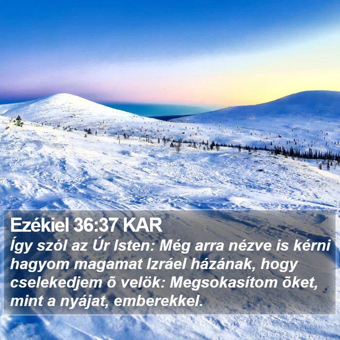 Ezékiel 36:37 KAR Bible Study