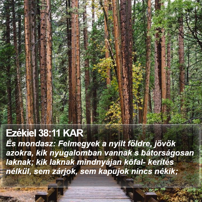 Ezékiel 38:11 KAR Bible Study