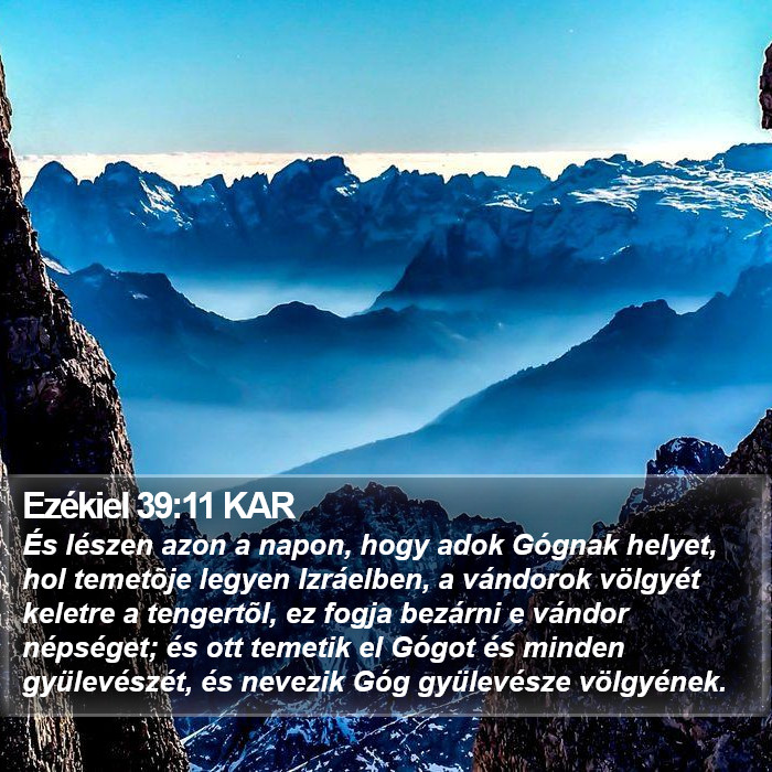 Ezékiel 39:11 KAR Bible Study