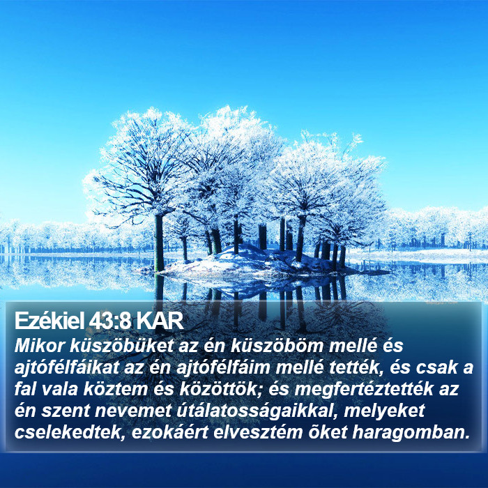 Ezékiel 43:8 KAR Bible Study