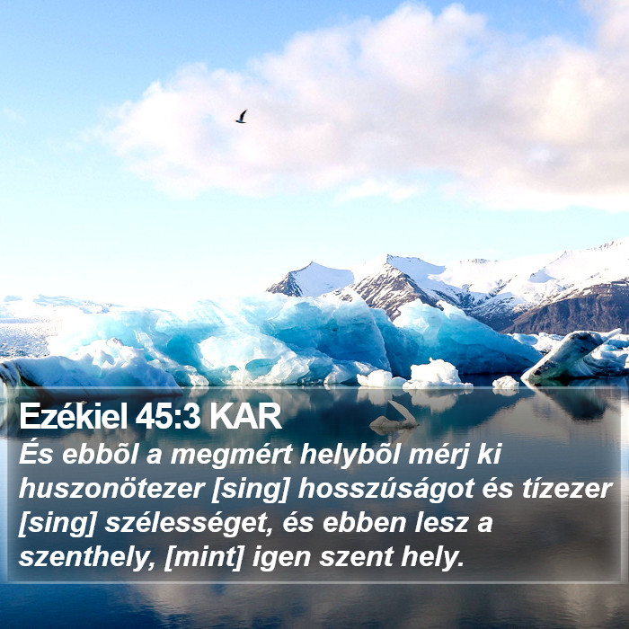 Ezékiel 45:3 KAR Bible Study