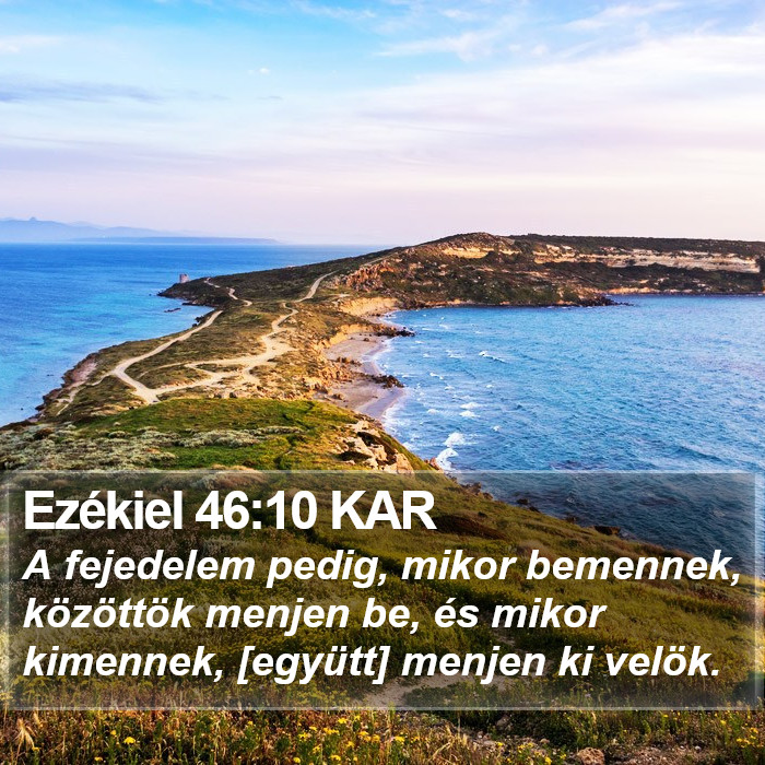 Ezékiel 46:10 KAR Bible Study
