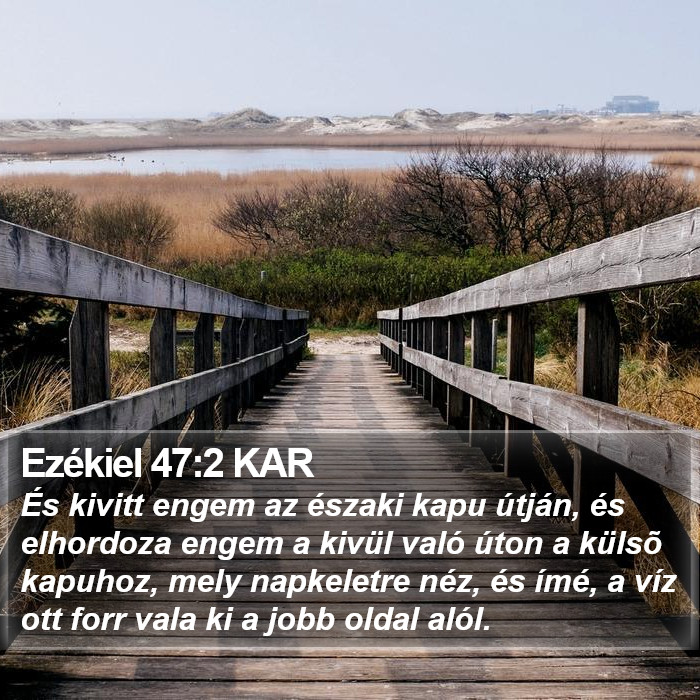 Ezékiel 47:2 KAR Bible Study