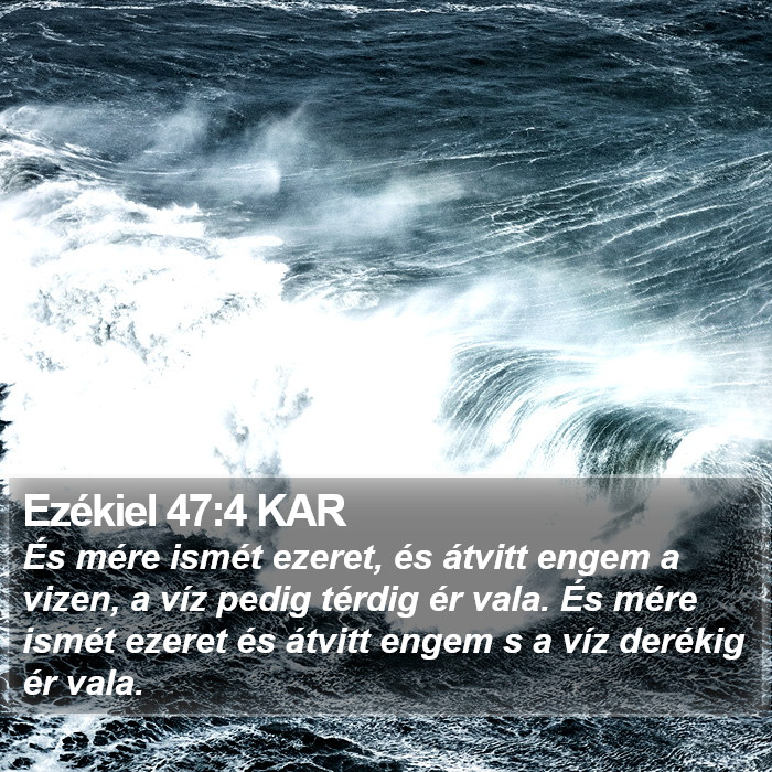 Ezékiel 47:4 KAR Bible Study