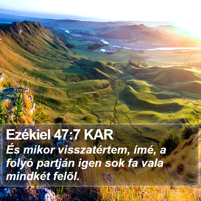 Ezékiel 47:7 KAR Bible Study