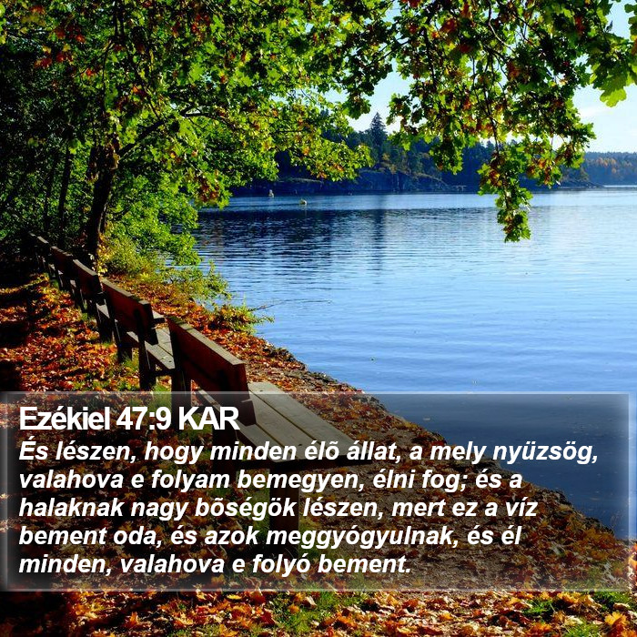 Ezékiel 47:9 KAR Bible Study