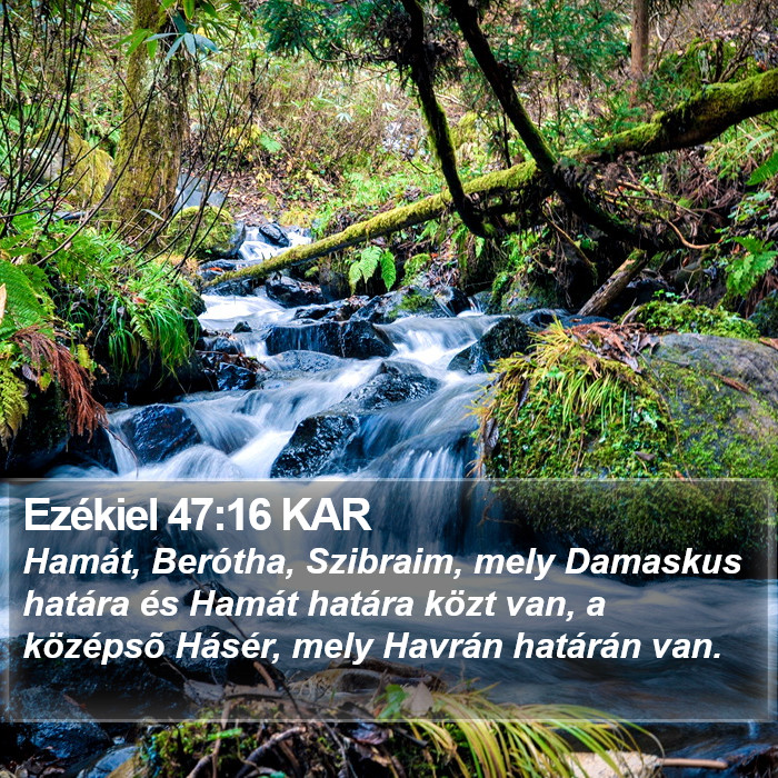 Ezékiel 47:16 KAR Bible Study