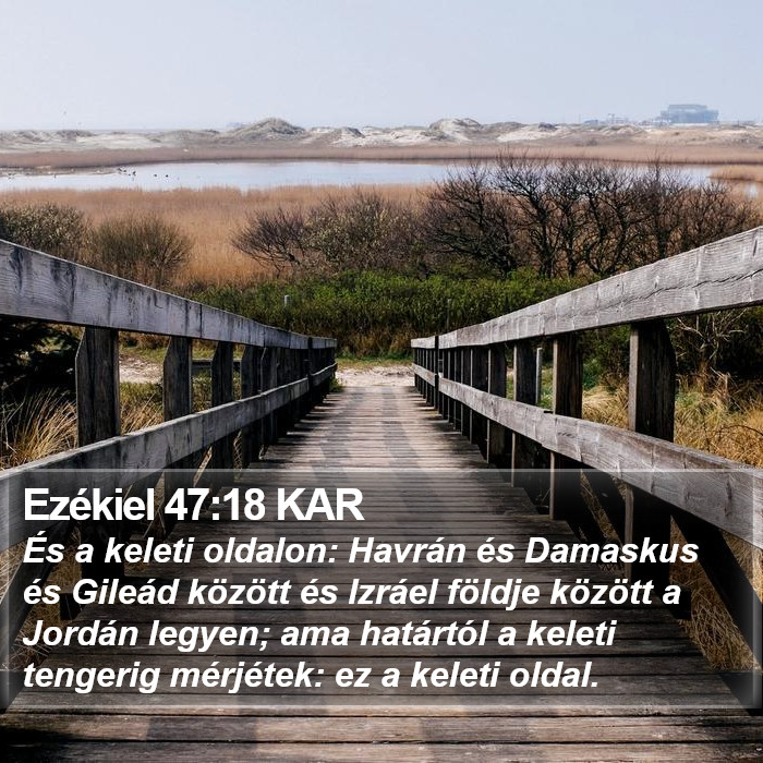 Ezékiel 47:18 KAR Bible Study