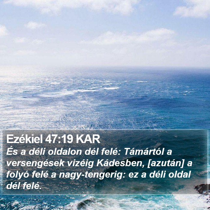 Ezékiel 47:19 KAR Bible Study